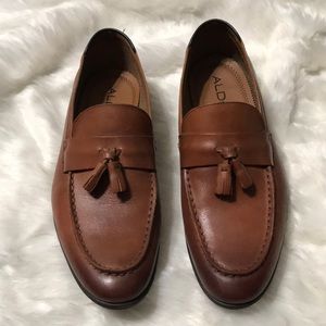 Aldo Men’s Tassel Loafers (Cognac)